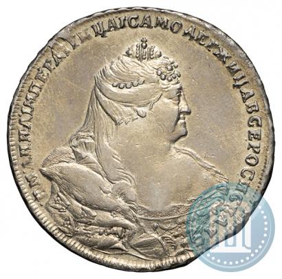 Picture 1 rouble 1738 year  "Moscow type"