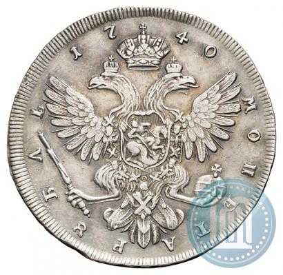 Фото 1 рубль 1740 года СПБ "Петербургский тип"