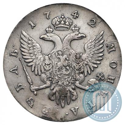 Picture 1 rouble 1742 year СПБ 