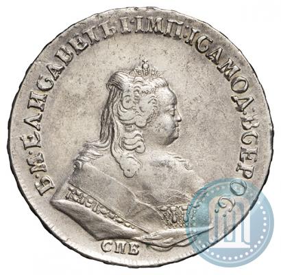 Picture 1 rouble 1743 year СПБ 