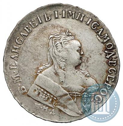 Фото 1 рубль 1752 года ММД-Е 