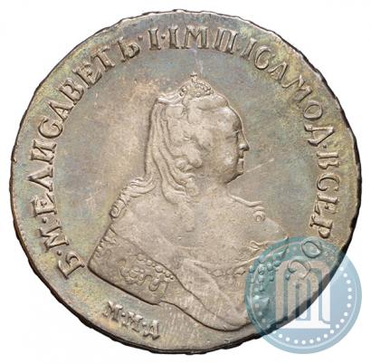 Фото 1 рубль 1755 года ММД-МБ 