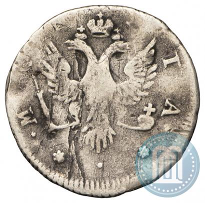 Picture 4 kopecks 1757 year  "For Livonia"