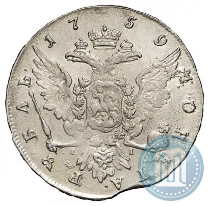 Picture 1 rouble 1759 year СПБ-ЯI 