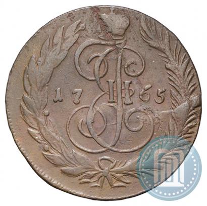 Фото 5 копеек 1765 года СМ 