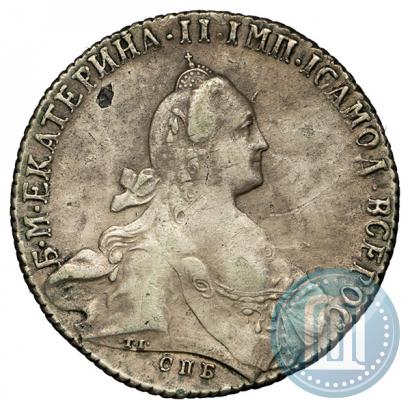 Picture 1 rouble 1772 year СПБ-АШ 