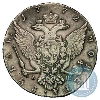 Picture 1 rouble 1772 year СПБ-АШ 