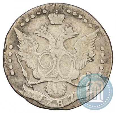 Фото 20 копеек 1787 года СПБ 