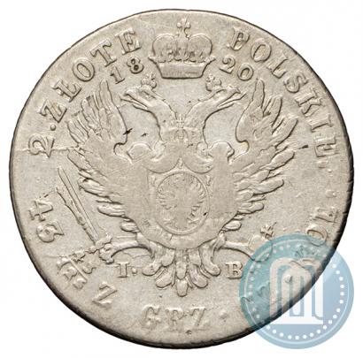 Picture 2 złote 1820 year IB 
