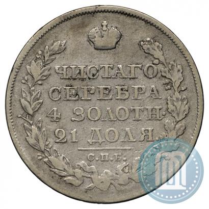 Фото 1 рубль 1824 года СПБ-ПД 