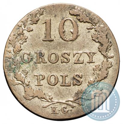 Picture 10 groszy 1831 year KG "Polish uprising"