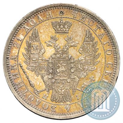 Picture 1 rouble 1854 year СПБ-HI 