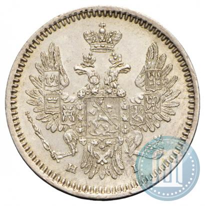 Picture 5 kopecks 1855 year СПБ-НІ 