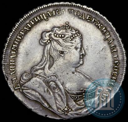 Picture 1 rouble 1738 year  "Petersburg type"