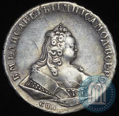 Picture 1 rouble 1744 year СПБ 