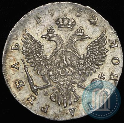 Фото 1 рубль 1752 года ММД-Е 