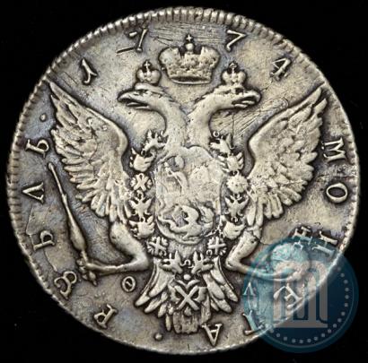 Picture 1 rouble 1774 year СПБ-ФЛ 