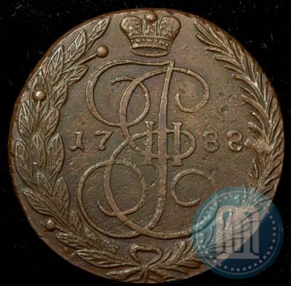 Фото 5 копеек 1788 года ЕМ 