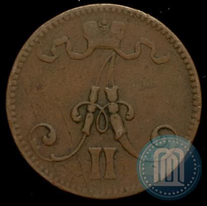Фото 5 пенни 1866 года  
