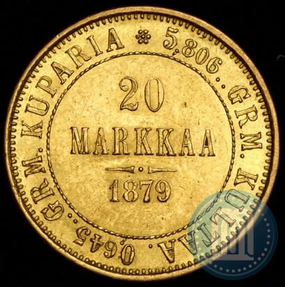 Picture 20 markkaa 1879 year S 