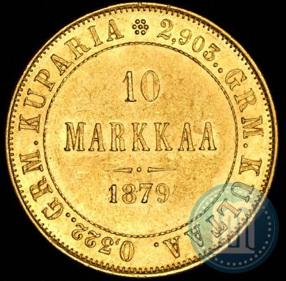Picture 10 markkaa 1879 year S 