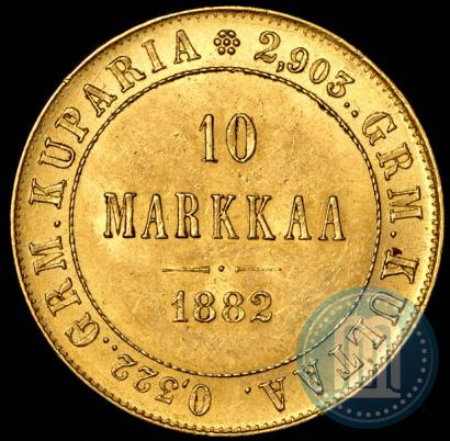 Picture 10 markkaa 1882 year S 