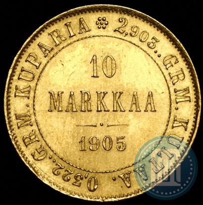 Picture 10 markkaa 1905 year L 