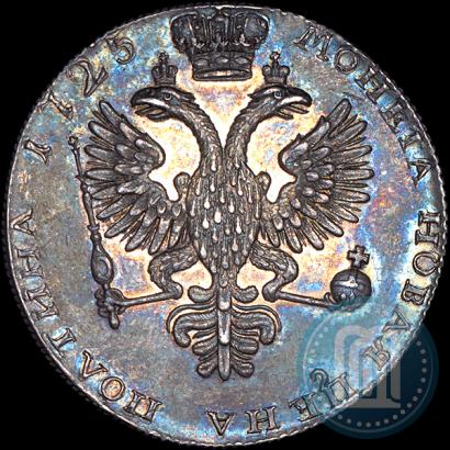 Фото Полтина 1725 года СПБ "Портрет в латах"