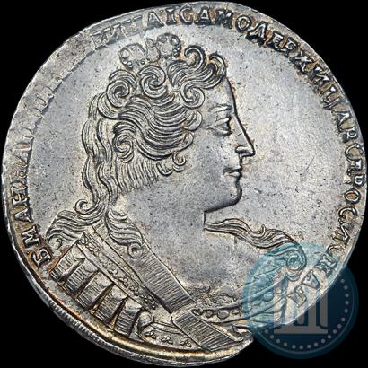 Фото 1 рубль 1733 года  
