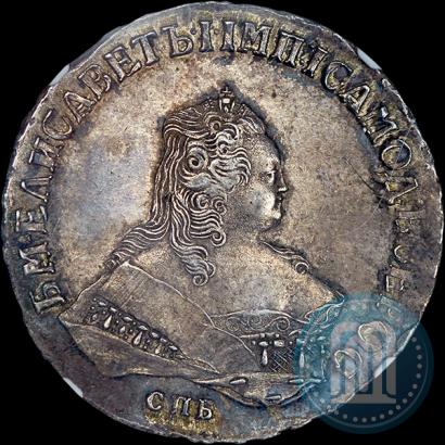 Picture 1 rouble 1749 year СПБ 
