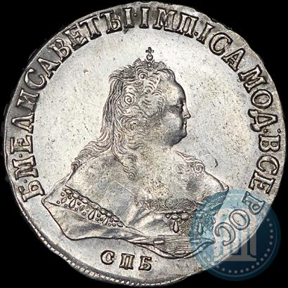 Picture 1 rouble 1751 year СПБ 