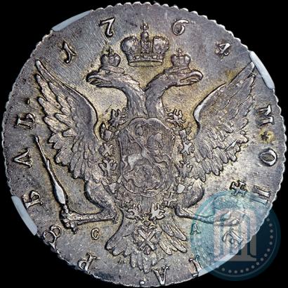 Picture 1 rouble 1764 year СПБ-СА 