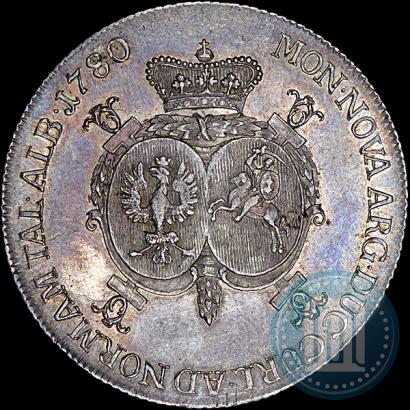 Picture Thaler 1780 year  "Peter von Biron. Courland"