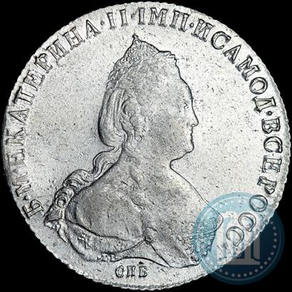 Фото 1 рубль 1786 года СПБ-ЯА 
