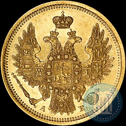 Picture 5 roubles 1851 year СПБ-АГ 