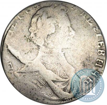 Picture Polupoltinnik 1713 year G "Portrait by S. Gouin"