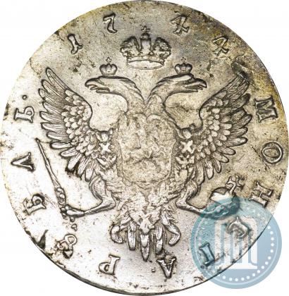 Picture 1 rouble 1744 year ММД 