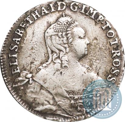 Picture 24 kopecks 1757 year  "For Livonia"