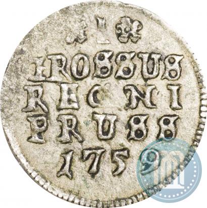 Фото 1 грош 1759 года  