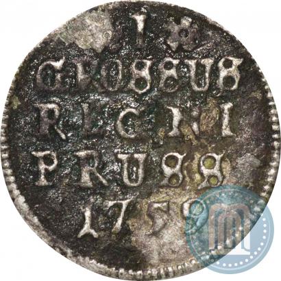 Фото 1 грош 1759 года  