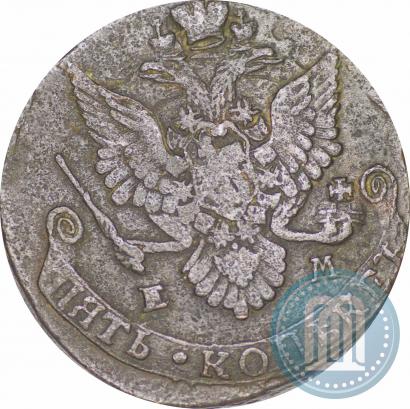 Фото 5 копеек 1782 года ЕМ 