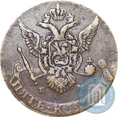 Picture 5 kopecks 1787 year ЕМ 