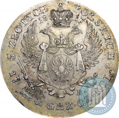 Picture 5 złotych 1817 year IB 