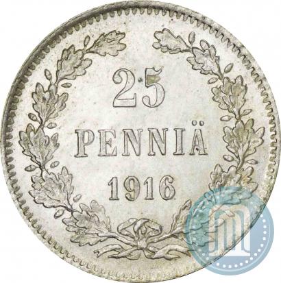 Picture 25 pennia 1916 year S 