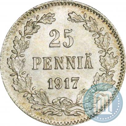 Picture 25 pennia 1917 year S 