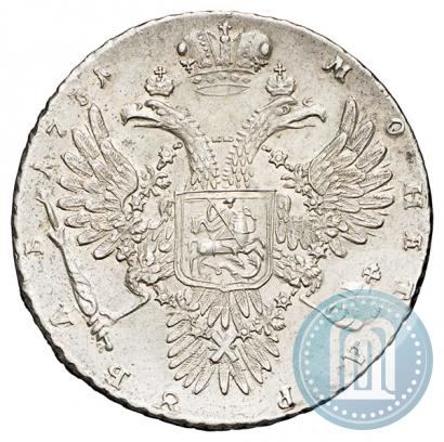 Picture 1 rouble 1731 year  