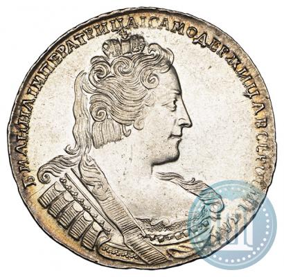 Picture 1 rouble 1733 year  