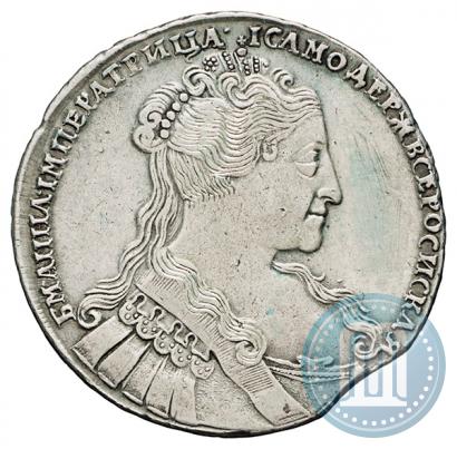 Фото 1 рубль 1734 года  "Тип 1734 года"