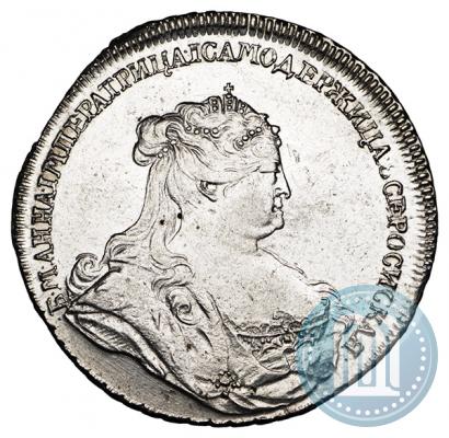 Picture 1 rouble 1738 year  "Petersburg type"