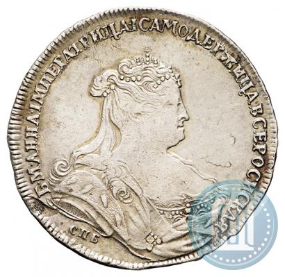 Picture 1 rouble 1739 year СПБ "Petersburg type"